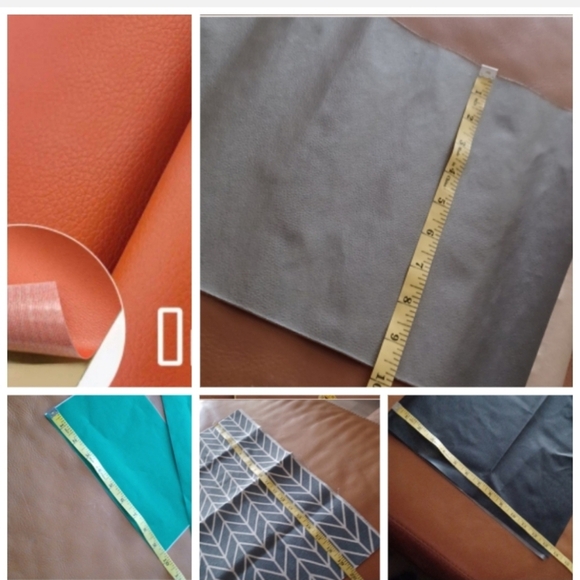 💙🐾faux leather, Gray And Whire Fabric and fabric adhesive patches - Picture 16 of 16